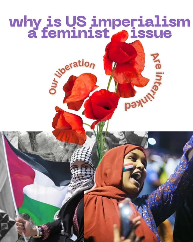 As scenes of massive human sufferrings fill our screens, its become more important than ever to understand how US imperialism, militarism & genocide impacts the lives of those marginalized, especially women. For decades, narratives such as self-defence, sovereignty, war on terrorism, combined with feminism, women's rights and peace through market economies are used in turns to support US imperialism while in actuality, the objective is to control, oppress and exploit. But this appropriation of feminism and promotion of imperialist feminism has not only been the domain of white elites in the US & global North; many feminist of the middle & ruling class in the global South have always played an active and productive role to the articulation of new forms and new agents of imperialist feminism. But even they have learnt the hard way that support for women’s rights germinated within an imperialist power are both fragile and contingent. Because of this, its more important that feminists reject imperialist feminism and look to a feminism which stands with all women—trans+, Indigenous, Dalits, refugees, Congolese and Palestinian. This weekend, Trump and some other terrible people are coming to town, under the much repeated trope of diplomacy, trade/economic negotiations, etc. There is anticipated massive KL city-wide roadblocks, closures & shutdown, removal of the homeless people, along with veiled intimidation against any assemblies/protests happening. Already one is left to wonder who does this city even belongs to? But this here-at-home instance is evidentiary; that empire does not liberate, it subjugates. It does come to negotiate or do "peace deals", it expects capitulation. It expects the smothering of outrage and silencing of resistance. But they will not get that.So they can block all the roads, but we will still take to the streets.Sunday, 26 Oct5pmAmpang Park by @myfatsquad