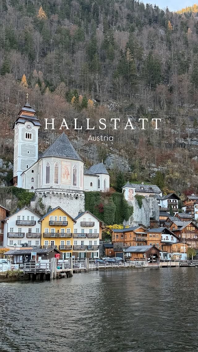 Gerçek olamayacak kadar güzel 🦢 Dünyanın en çok fotoğrafı çekilen köyü… Çok büyüleyici değil mi? Gitmek istediğin arkadaşını etiketle⛰️🇦🇹 #Hallstatt #Austria by @melekicmeli