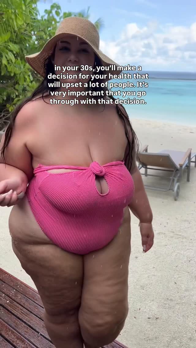 This one’s personal 🥺❤️‍🩹 I know my decision to have gastric bypass surgery made a lot of people upset, but you’ve only got one life to live and I choose to live for ME 🙏🏻#selflovejourney #bodyconfidence #lipedema by @miss___jones