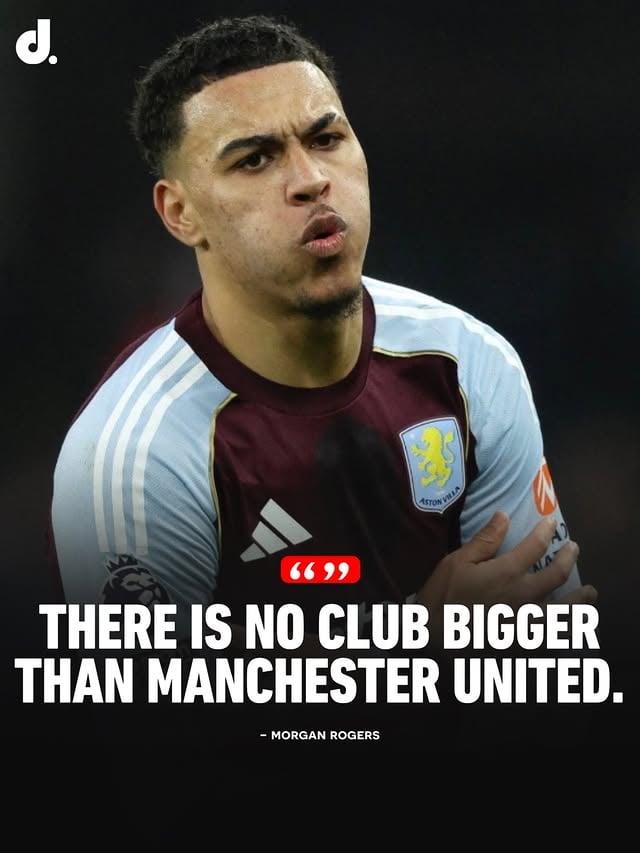 🎙️| Morgan Rogers: “There is NO club bigger than Manchester United.” by @centredevils