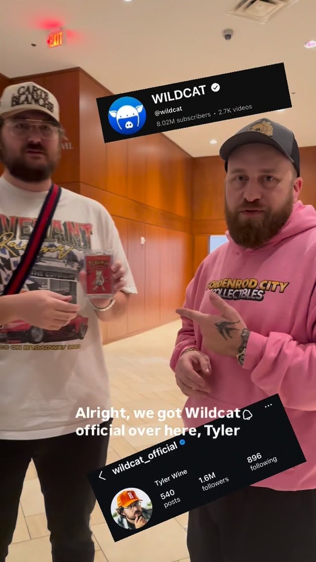 Letting our friend @wildcat_official rip a heavy Base Set 2 booster pack at the first 2026 @collect_a_con show in Atlanta! If you’re not following Wildcat then go do it. Great hilarious content and a fellow Pokemon collector!#pokemon#pokemontrainer#pokemony#pokemongo#pokemonartpokemonsunandmoonshinypokemonpokemonfanpokemonxpokemonxypokemoncollectorpokemonmemespokemonswordshieldpokemoncommunitypokemontcgpikachupokemoncardscharizardpokemonfanartpokemonmaster by @wildcat_official