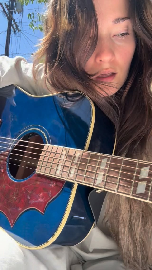 teaching myself paul songs, grew broccoli sprouts, made nut milk and seed crackers from the pulp. phone pause is medicine. sending you love! ♡ LA and Mexico show announcement coming soon! but first i need to watch my dog sleep ◡̈ 🤟🏼 by @laurenruthward
