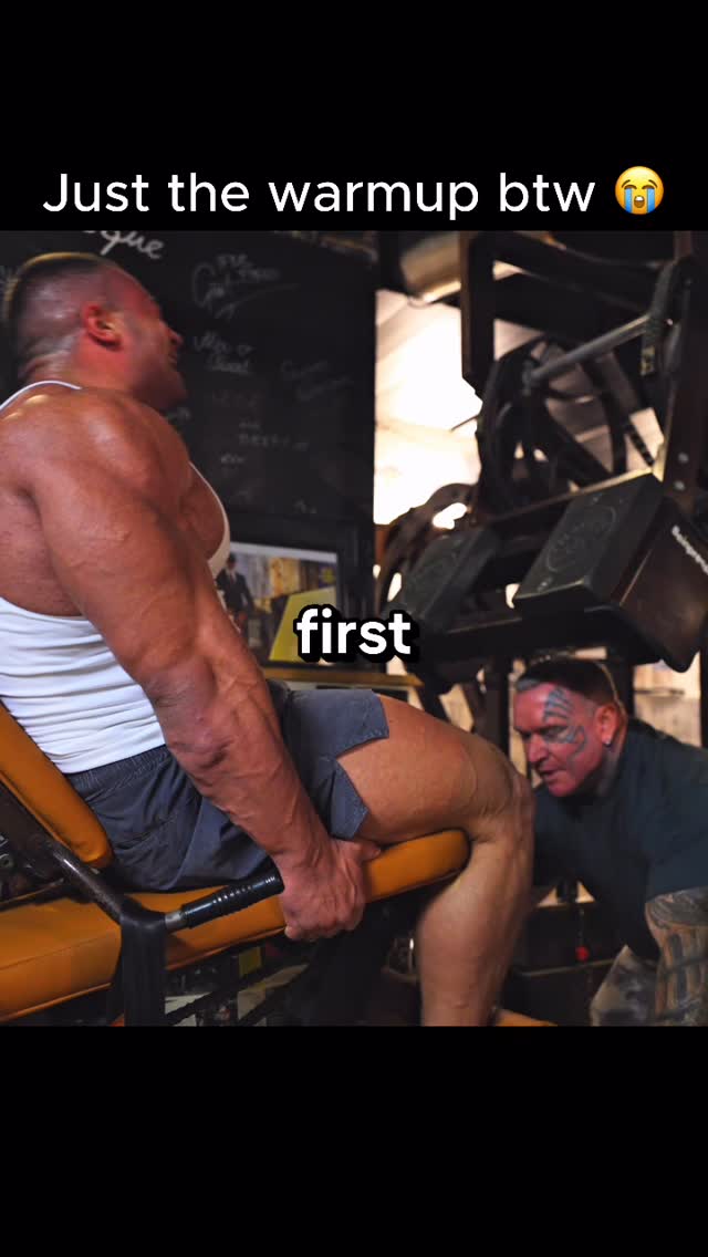 Tom Platz leg day w @leepriestofficial72 (yt vid link in bio and stories)