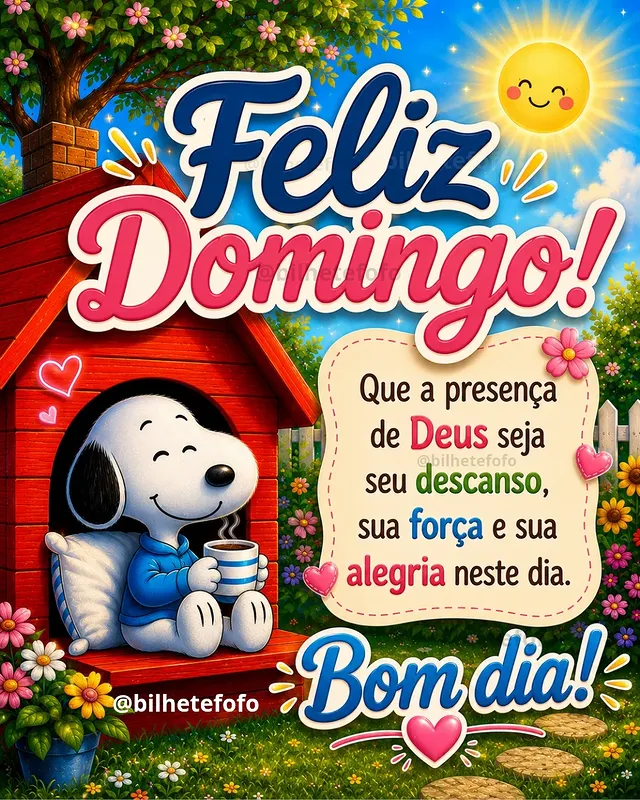 Feliz domingo 💖 ........@bilhetefofo