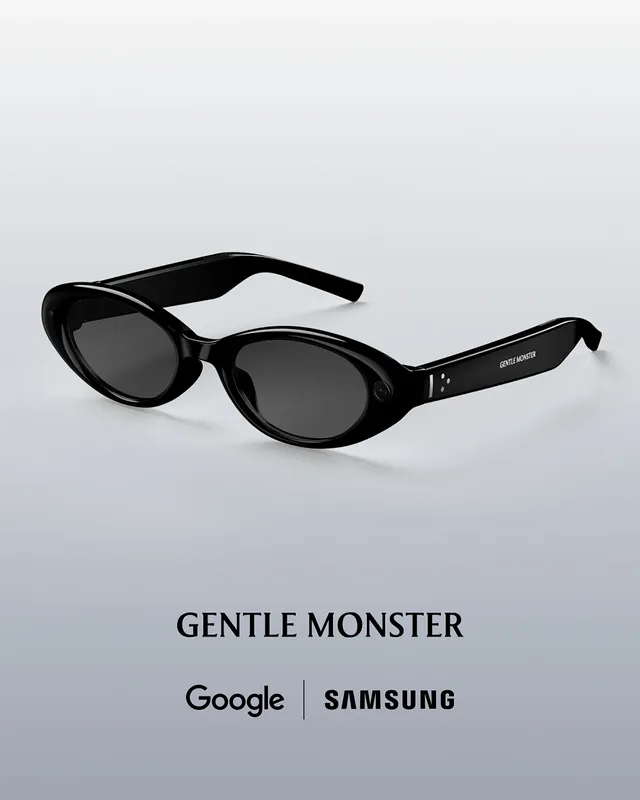 Today at #GoogleIO, we shared an exciting new chapter for intelligent eyewear 🕶️✨Get a first look at how we're bringing this vision to life with @gentlemonster, showcasing their distinct design in our newest frames.This is just the beginning from our new audio glasses collections—made in partnership with @samsungmobile. by @gentlemonster