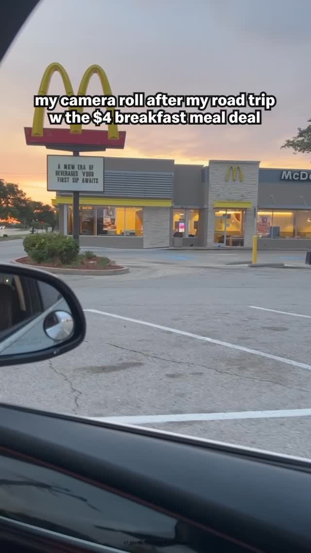 maybe the real road trip was the $4 Breakfast Meal Deal we got along the way <3 by @mcdonalds
