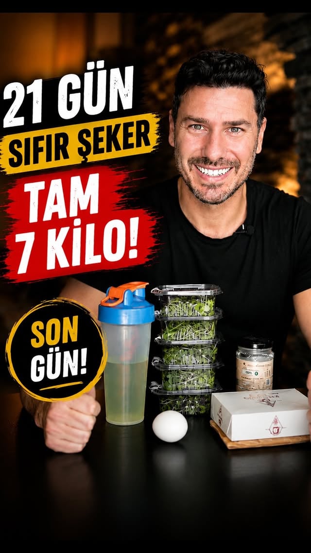 21 gün boyunca şekeri tamamen kestim.Sonuç: tam 7 kilo verdim. 🔥Bu videoda:• Neler yediğimi• Neler içtiğimi• Açlık krizlerini nasıl yönettiğimi• Kahveyi nasıl kullandığımı• Protein ve spor kısmını neden bu kadar önemsediğimi• En zorlandığım anlarıtek tek anlatıyorum.Bu süreçte:❌ Meyve yok❌ Tatlı yok❌ Süt ürünleri yok❌ Domates yok☕ Sadece 1 kahve🥥 Kahvenin içinde hindistancevizi yağı💪 Yeterli protein🏃‍♂️ Düzenli egzersizAma en önemli nokta şu:Sadece az yemek değil, doğru sistemi kurmak.Bu tarz devam videoları istiyorsanız yorumlara yazın 👇#şekersiz #21gün #zayıflama #yağyakma by @akin.saatci