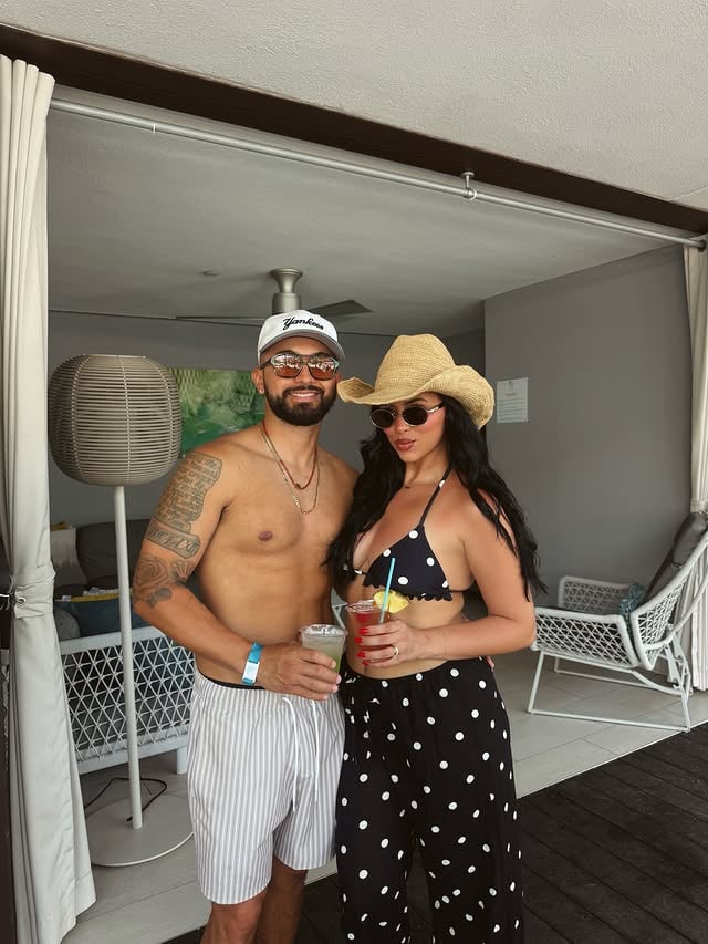and that’s papi and mami from now on, cheers to us for surviving parenthood so far !!! 🧔🏻‍♂️🌴👩🏻 🥥 🍍 by @valeloren