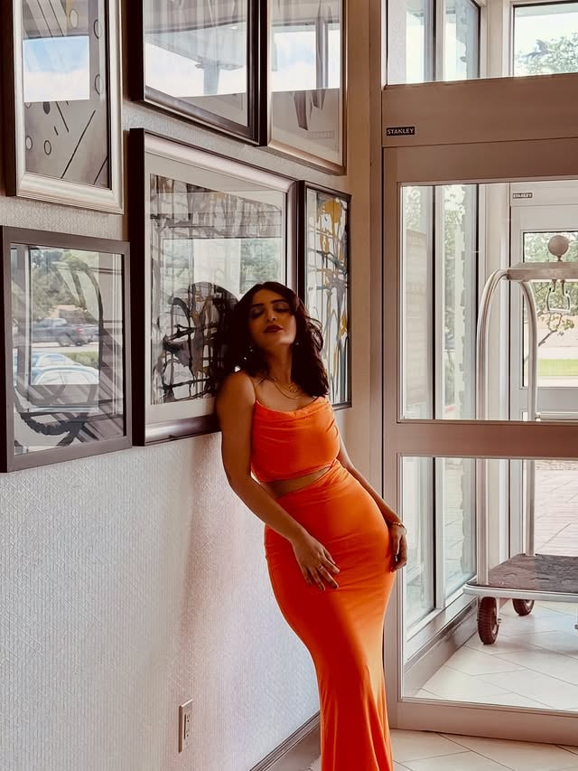 Orange army💪💪#ananyanagalla by @ananya.nagalla