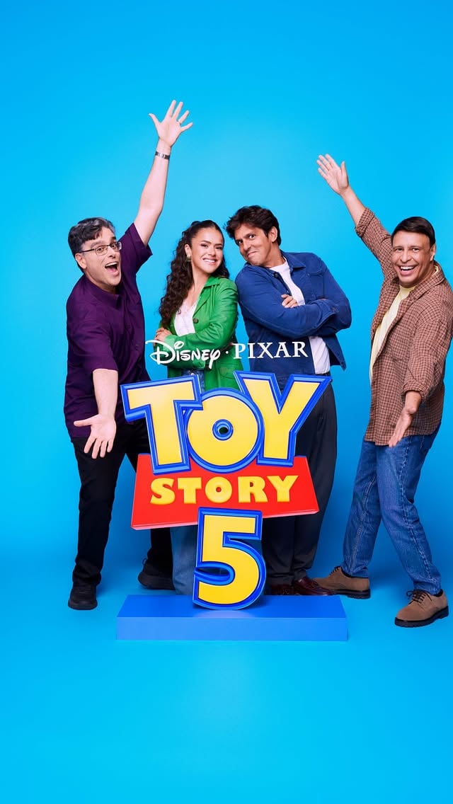 detectando... NOVOS BRINQUEDOS NA ÁREA! Eu e o @rafaelinfante fomos desafiados pelos gigantes @guilhermebriggs (a voz do Buzz) e @marcodub (a voz do Woody) a testar nossos conhecimentos sobre Toy Story. O motivo? Nós somos as novas vozes de Toy Story 5! 🎙️Eu vou dar vida à Lilypad, um tablet que chegou para agitar o mundo dos nossos brinquedos favoritos, e o Rafa vai dar vida ao Amigo Rolinho, um brinquedo super divertido 🧻#ToyStory5, da Disney e Pixar, estreia dia 17 de junho nos cinemas! by @maisa