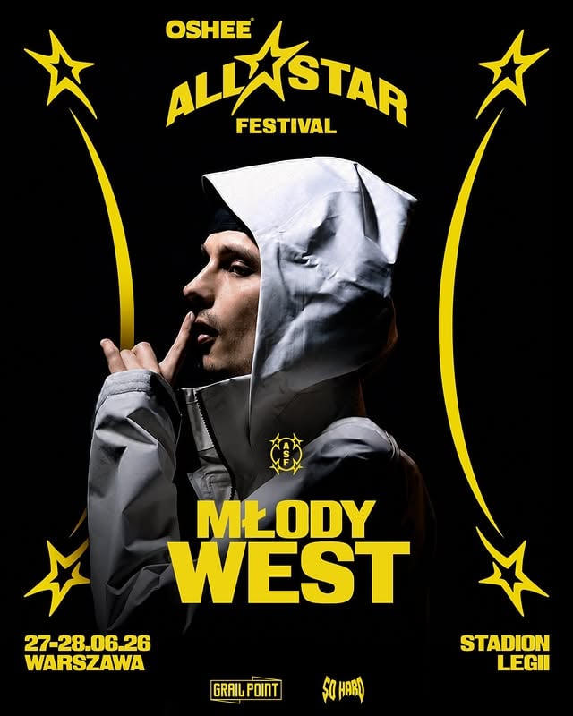 #ASF_DRAFT3 ⭐️ PICK: MŁODY WESTDo składu ASF dołącza zawodnik, który w ostatnich sezonach zrobił jeden z największych progresów w całej rapgrze - @mlody__west 📈To nie jest już prospect, to franchise player nowej szkoły! 🏆Swoim koncertem na stadionie zamierza udowodnić, że „jest MVP, gra cały sezon, cały rok!”🗓️27–28.06.2026🏟️ Stadion Legii Warszawa🎟️ Bilety: allstarfestival.pl by @go.sohard