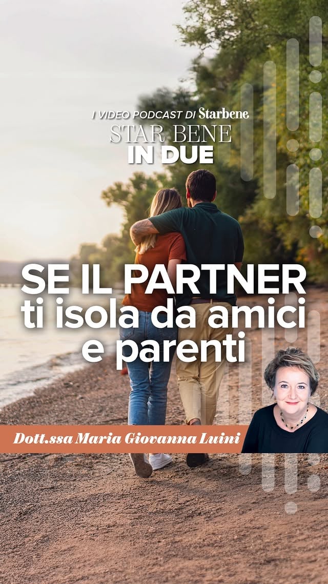 Gli inglesi lo chiamano stashing: è quello che succede quando in una coppia uno dei due isola il partner dalle sue conoscenze sociali..👉 Gelosia, insicurezza o bisogno di controllo? È un comportamento che nel medio periodo può far male alla coppia. Come uscirne? È il tem del nuovo episodio della serie di videopodcast “Starbene in due”, con il @ilblogdialessandropellizzari che intervista @mariagiovanna.luini, medico psicoterapeuta. 👉 Qui un assaggio, link alla puntata completa nelle story di oggi. Continuate a seguirci qui e nelle story, dove, troverete i link delle puntate via via disponibili su Starbene.it e su tutte le piattaforme.#starbeneofficial #starbeneindue by @starbeneofficial