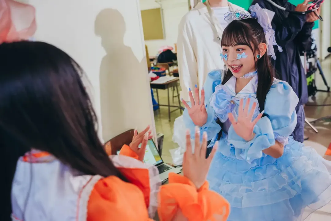 バトンターッチ！👏🏻💥⁡⁡⁡⁡ #ひめらぶ #princessidol #サンクちゅ #前田瑠奈 #羽澄青杏 by @himelove_official