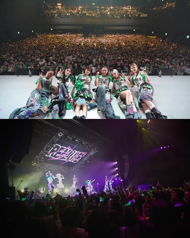 インスタでは言えてなかったー！！！全力REAL LIVE in Zepp Fukuoka！！ありがとうございました！！九州ガオラーの皆さんの、本番始まる前の団結力はやっぱり特別ですね！！！楽しかった〜！！！また九州に来られますように！#リトグリ_全力REALLIVE by @lgm_karen_official