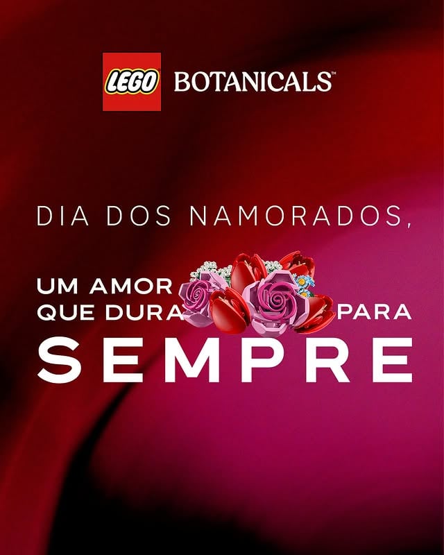 Neste Dia dos Namorados, surpreenda com um presente criativo, delicado e cheio de significado: a linha LEGO® Botanicals.Buquês, arranjos e flores para montar juntos, decorar o ambiente e guardar como lembrança de um momento especial. Porque alguns amores merecem flores que duram para sempre. 💐❤️Presenteie com LEGO® Botanicals e monte novas memórias a dois.#LEGOBotanicals #DiaDosNamorados by @legostoresbr