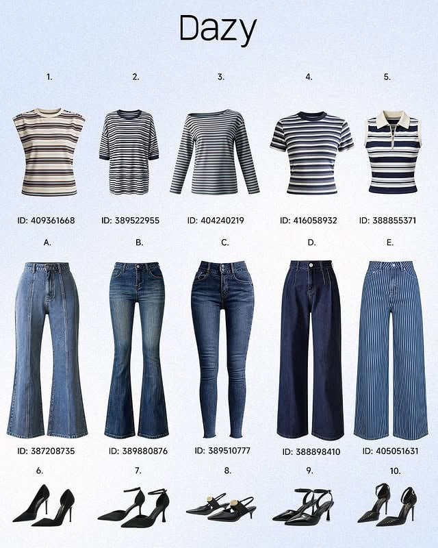 Trovare il look perfetto è solo questione di avere abbastanza opSHEINs 👚👖👠Crea il tuo outfit preferito nei commenti! 👇 @shein_women @dazy_fashionCerca "Dazy｜Dazy SPICE｜Dazy Weekend" sull’app SHEIN 🤳#SHEINItaly #SHEINforAll #SHEINTrends by @shein_it