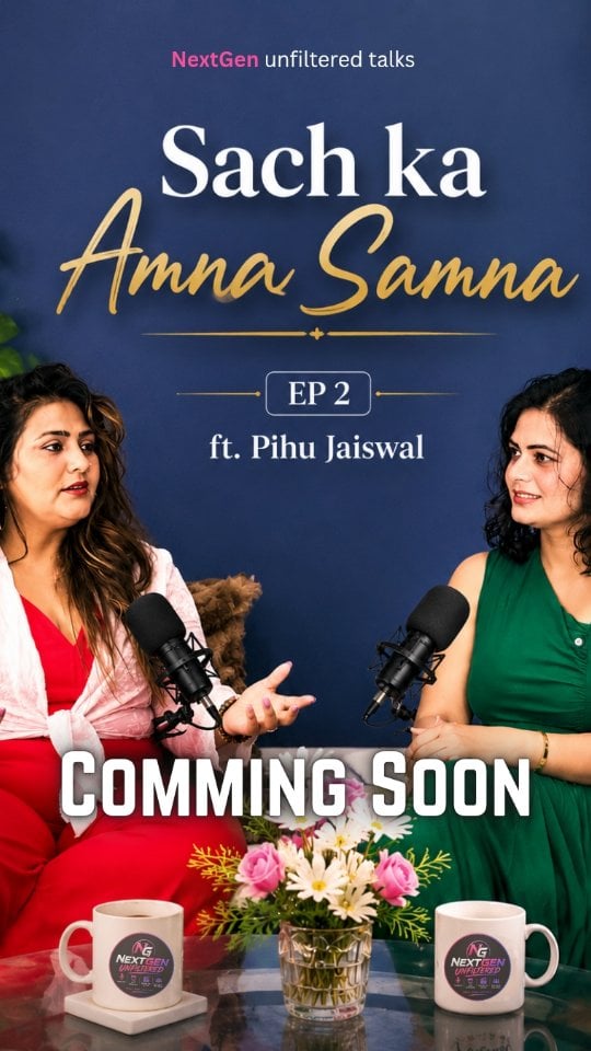 Some conversations stay between people.Some deserve a microphone.A few thoughts, a few laughs, and a lot of unfiltered moments packed into one podcast. 🎙️Here's a little teaser before the full episode drops.Stay tuned. ✨#malvikatomar #pihujaiswal #nextgenunfiltered #realtalks #youtube by @model_malvi_