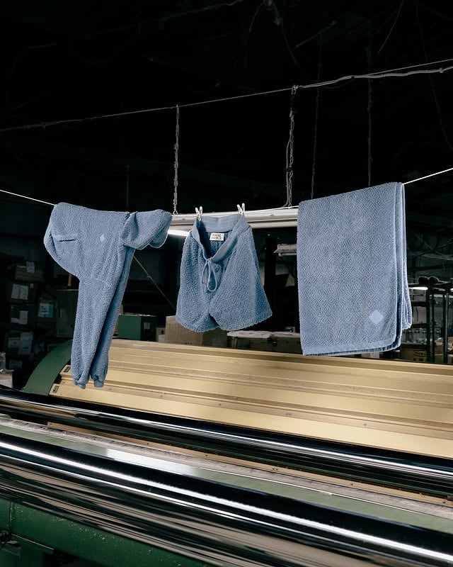 Inspired by the coast, made for summer.Introducing the Wakayama Collection, created in collaboration with Japanese textile brand A-Girls. Inside the Imabari atelier, traditional looms weave textured terry garments in deep indigo tones inspired by historic Japanese dyeing traditions.Available now in Byredo stores and online.#Byredo #ByproductPhotographer @yuthanan__ Artistic Direction @nadhirad_ Production @harryzhang__ MUA @dongbing1120 Talent @kyo_su_ke_17 Gaffer @_lusan__ by @officialbyredo