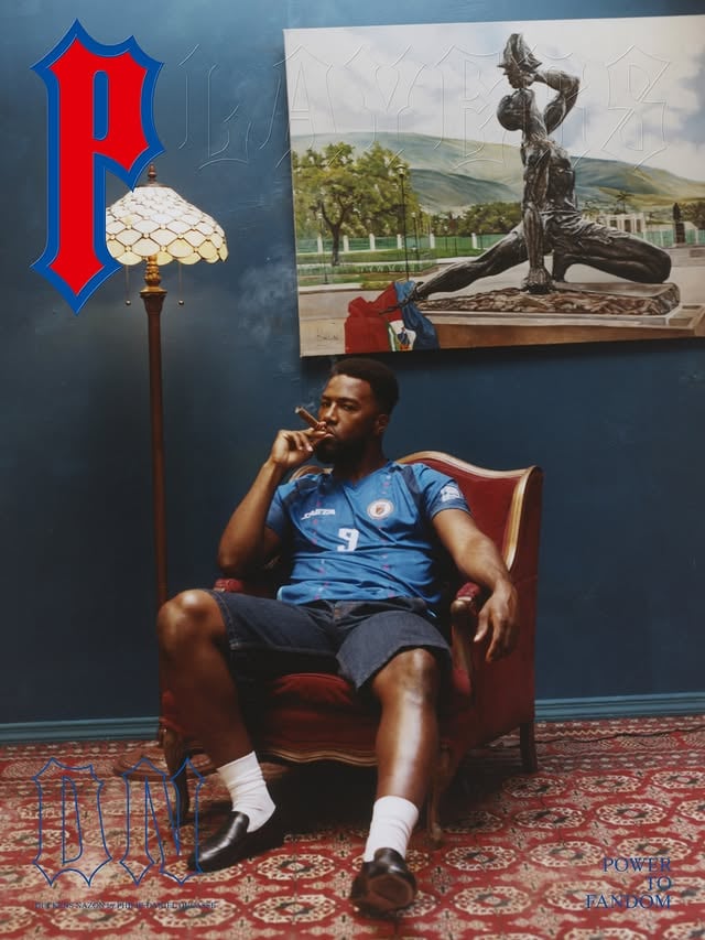 Earlier this year, Duckens Nazon was in Iran when the bombs fell. But he escaped the war.After spending more than a decade building a career across global football, playing for clubs from India to Bulgaria to Iran, Haiti’s all-time leading goal scorer has carried the Caribbean nation to its first World Cup since 1974. And he’s plotting an even bigger upset on the pitch this summer.Issue 3 available on newsstands early June.Words by: @ejordan.webTalent @nazon.official Photography @philipdanielducasseFashion @sofia.mottaaEIC @vladimirrestoinroitfeldFashion Director @carineroitfeldCreative Director @ricardogomesinstEditorial Director @rob_cord_Senior Editor @genevieve.g.walker Fashion Editor @sofia.mottaaDigital Director @scovvvAssociate Editor @kat.harronArt Director @guillaumesbalchieroGrooming: @reneegarnesProduction @agpnycExecutive Producer @alexeygProduction Team @ivan.shf @al_pal____ Ariel LopezFashion Team @held_designs @alanakupke Set design: @cecekirkseySet Dresser: Laura BlomfieldPaintings by @akomicsart by @players