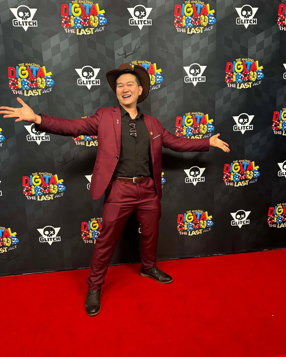 Got invited to the Hollywood red carpet premiere for The Amazing Digital Circus: The Last Act! What an honor to be even a small part of this incredible show, and the ending is the best I could've asked for. You do NOT want to miss it in theaters. It was also LOVELY to finally meet my castmates! Thanks to @glitch_prod for the invite, and a BIG thanks to Gooseworx‬ for literally everything. I cried at the part whe-