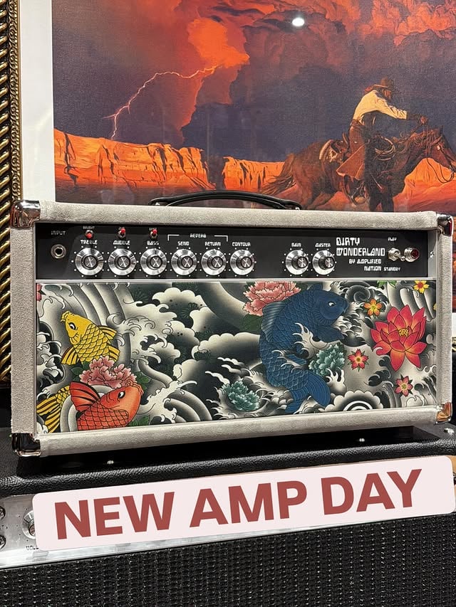 NEW AMP DAY@ampnation were kind enough to send out one of their Dirty Wonderland amps for me to put through its paces. This thing looks incredible, and sounds amazing. Check out the first notes through it 👌 expect many videos of this beast over the coming months 🤘🤘 #dirtywonderland #amplifiednation #tone by @sean_mann_