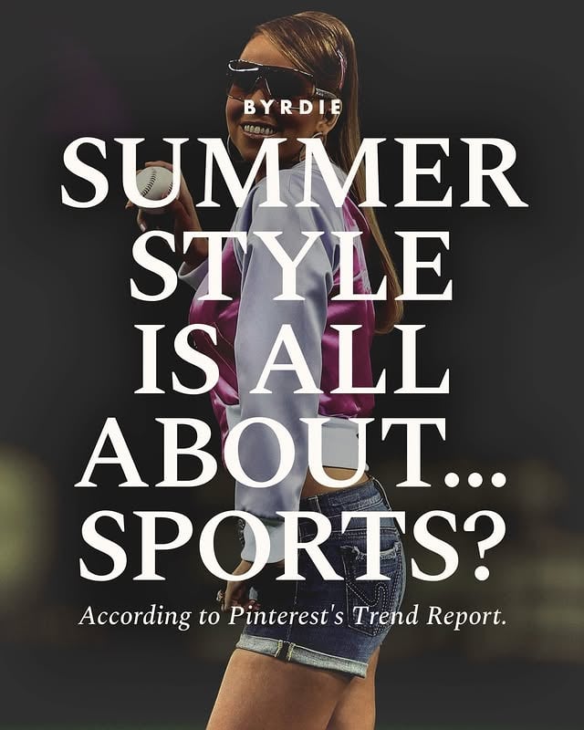 The girls are getting sporty, and the data confirms it. We read @pinterest's 2026 Summer Trend Report so you don't have to, and it seems like the sporty-chic aesthetic is taking over everything from on-the-go glam to sneakerinas. Let us know: Are you into it?📸: @lisasaysgah @gettyimages @eadem.co @spaceykacey#sport #worldcup #sneakerina by @byrdie