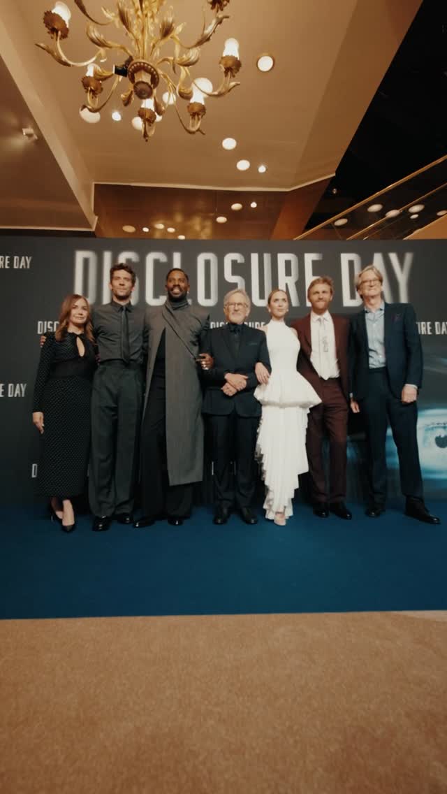 The Disclosure Day cast and crew lit up the Paris Premiere. Experience it in theaters June 12 — get tickets now: link in bio.🇫🇷: Le casting de Disclosure Day a rayonné à Paris !Un film de Steven Spielberg, au cinéma le 10 juin. #DisclosureDay by @amblin