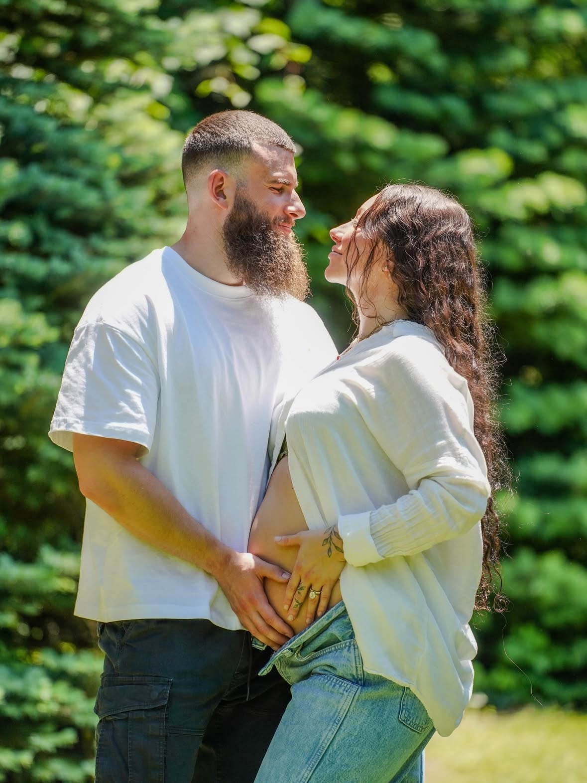God saw our love and decided it was strong enough to hold a miracle 🕊️

halfway to meeting our baby 🙏🥹👶

photos by our amazing & talented friend @sabinaamac ❤️