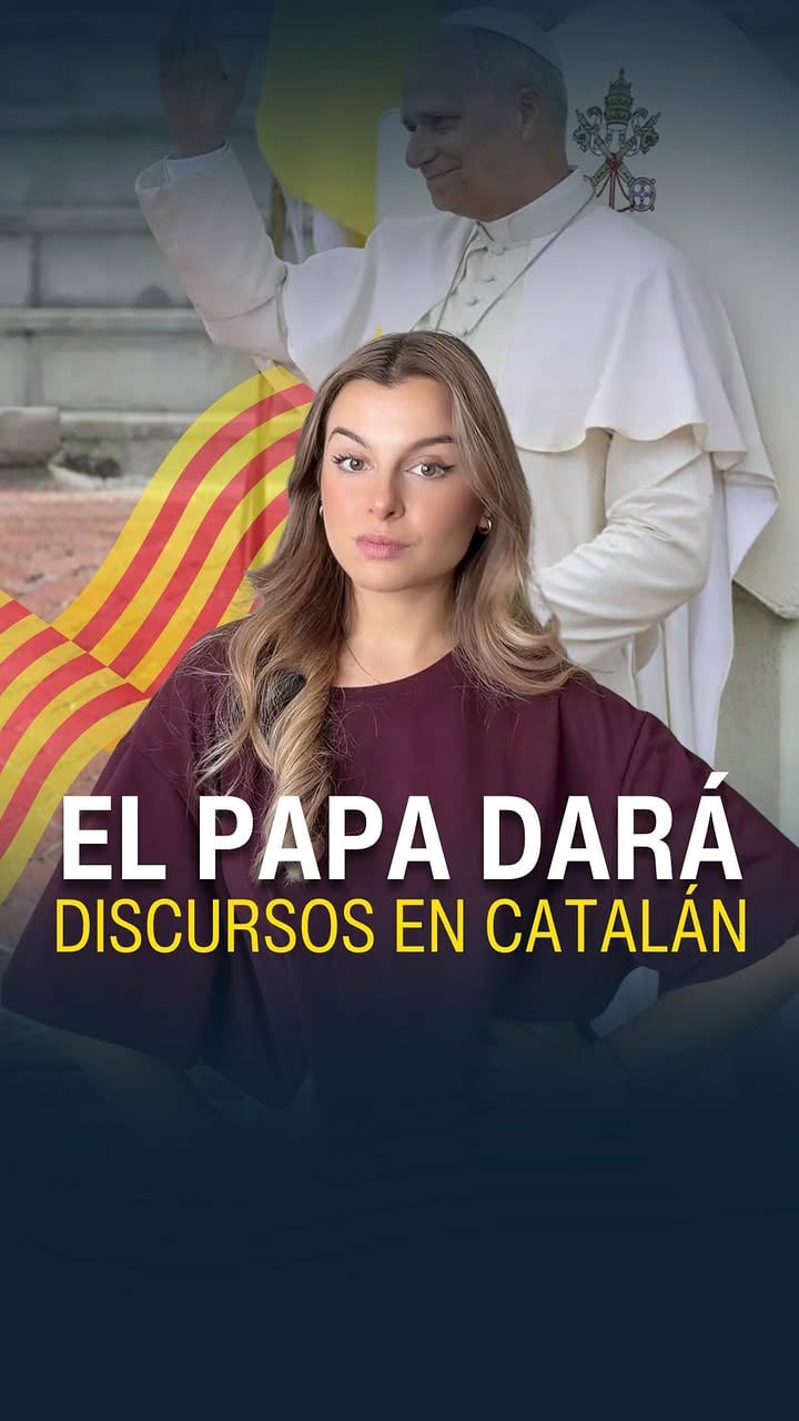 El Papa finalmente sí que hablará en catalán durante su visita a Cataluña los días 9 y 10 de junio🗣️🫵🏻. 

👉🏻Según publicaron ayer varios medios, lo hará en dos momentos clave: la misa en la Sagrada Família y la bendición de la torre de Jesús. 

➡️El cambio llega después de que desde el Govern y el Parlament se hicieran movimientos para trasladar al Vaticano la “importancia del catalán” durante la visita del pontífice.

¿Tú crees que así se defiende al catalán… o se utiliza? 🤔💭 Te leo👀⬇️