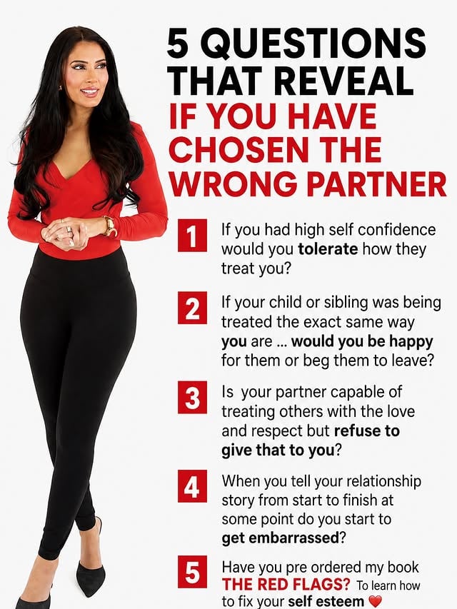 In my new book The Red Flags 🚩 I will teach you exactly how to spot if you’re really in love with your partner or is your low self esteem preventing you from selecting the right one? See link in bio to pre ordered now xx by @thesadiapsychology