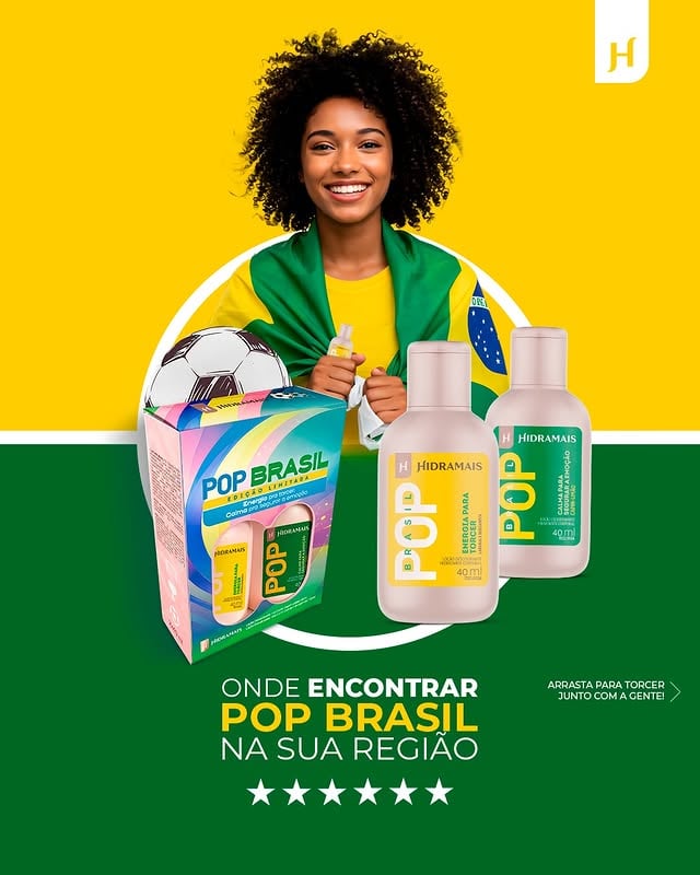 📍 ENCONTRE POP BRASIL NA SUA REGIÃO! 🇧🇷☀️Chegou o momento experimentar o cheirinho mais BRASILEIRO dos cosméticos!Marque aqui uma loja que DEVE ter o Pop Brasil nas prateleiras 👇#PopBrasil #Hidramais #BodyCare #Autocuidado #BrasilCore by @hidramais