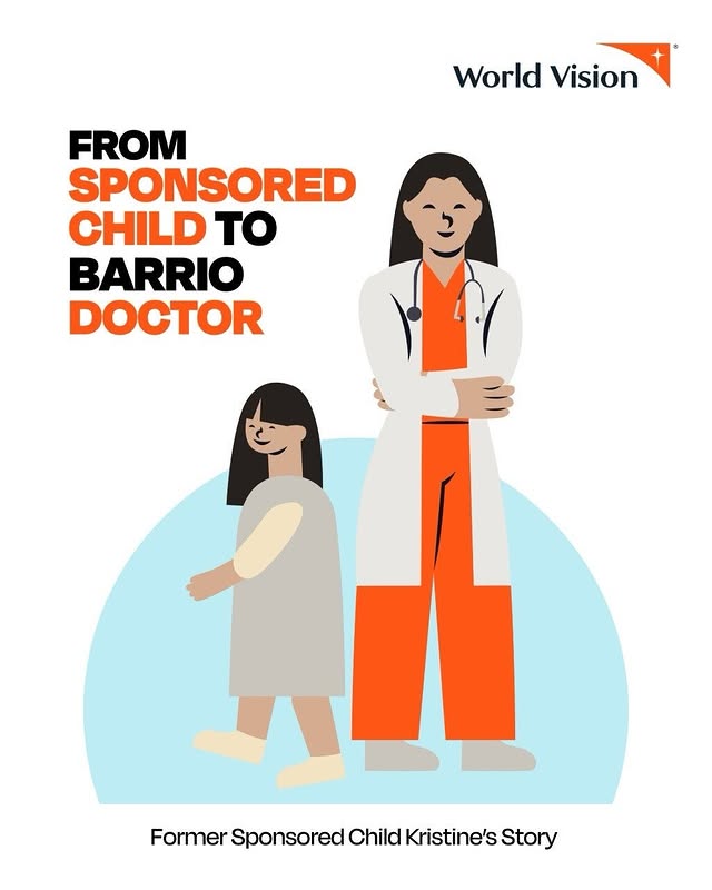 From hope received to hope given 🩺✨Meet Kristine, a sponsored child who is now serving as a barrio doctor. Proof that one life can come full circle in the most meaningful way.Know more about her ⬇️https://www.worldvision.org.ph/from-world-vision-sponsored-child-to-barrio-doctor/#WorldVisionPH #MakeHopeReal #ChildSponsorship by @jascurtissmith