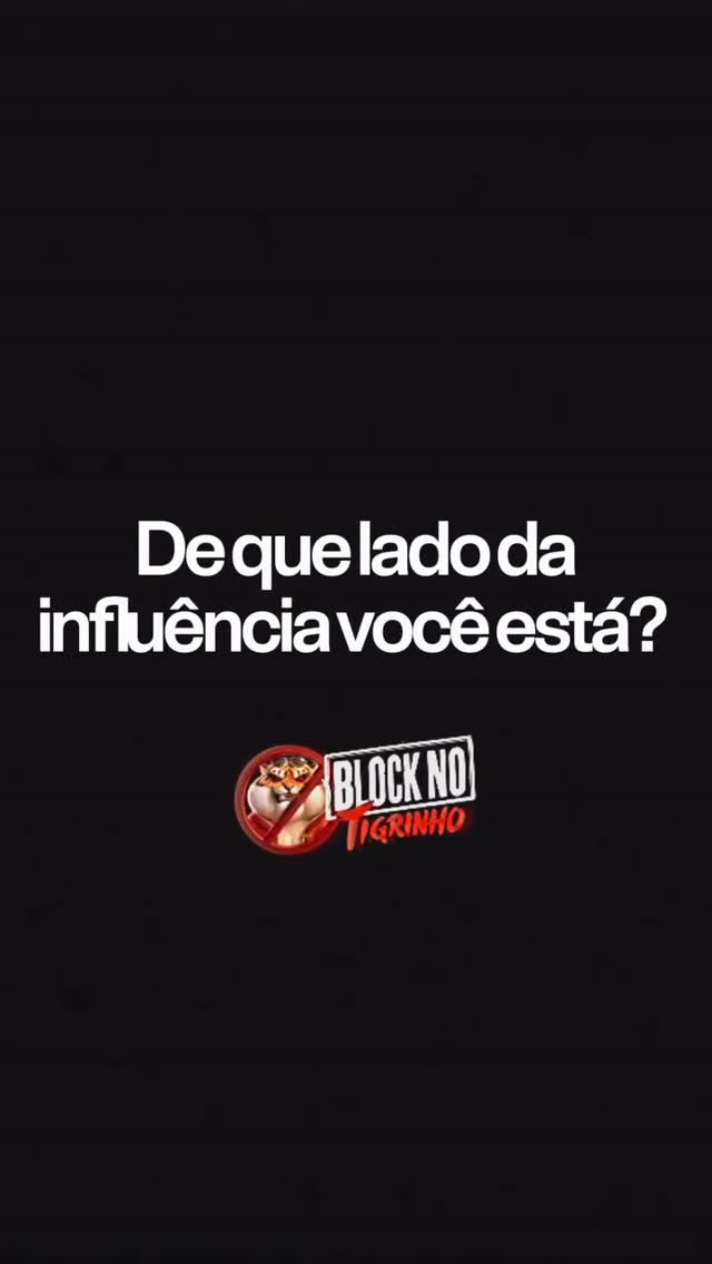 BLOCK NO TIGRINHO#repost @342artes @midianinja | Todos juntos por uma causa urgente: enfrentar os impactos das apostas online no Brasil. O Block no Tigrinho chega para conscientizar, informar e mobilizar a sociedade sobre os danos causados pelas bets, especialmente entre jovens, famílias e pessoas em situação de vulnerabilidade. Conheça a campanha e faça parte desse movimento em: 📲 blocknotigrinho.com.br De que lado da influência você está? #BlockNoTigrinho by @tatianaroque.oficial