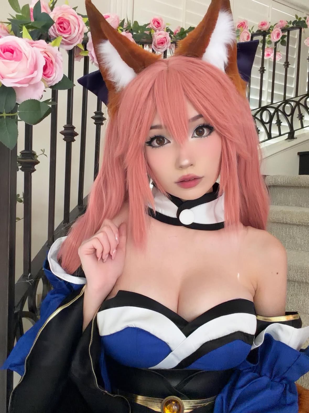 tamamo no mae!!! 🦊💕💕 I haven’t cosplayed 4fun in a while :’)