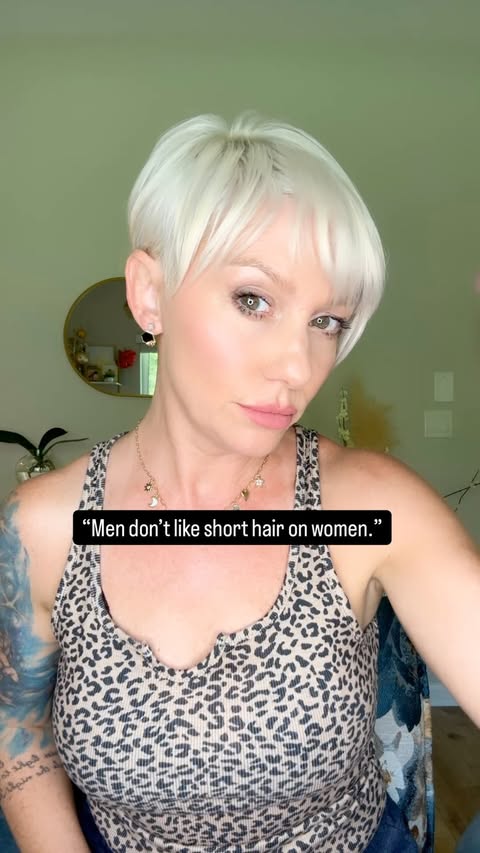 I probably heard this a million times while I was growing up but it didn’t stop me from chopping my hair off as teen. 

And I’ve never looked back! 

Actually I cut it shorter and shorter till I buzzed it off one day. 

Talk about freeeeedooooom!! 

Drop your favorite emojis in the comments if you wear your hair for yourself instead of a man. 🤍🐝