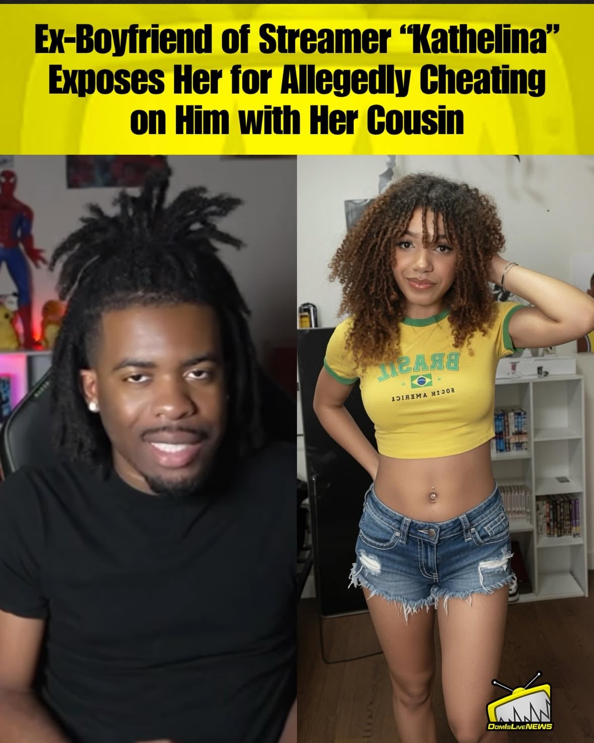 Ex-Boyfriend of streamer #Kathelina says she allegedly cheating on him with her cousin. In a video posted by content creator #ImnotKenneth, he publicly accused his ex-girlfriend, popular streamer #kvrtez, of cheating on him with her own cousin. Kenneth shared alleged leaked text messages and screenshots as evidence, including conversations where the two reportedly expressed romantic desires despite being related.