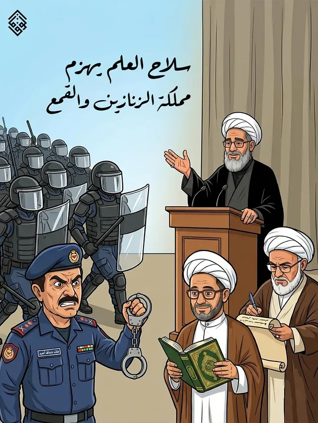 ـ
سلاح العلم يهزم مملكة الزنازين والقمع

#كاريكاتير #الوفاق #البحرين #bahrain