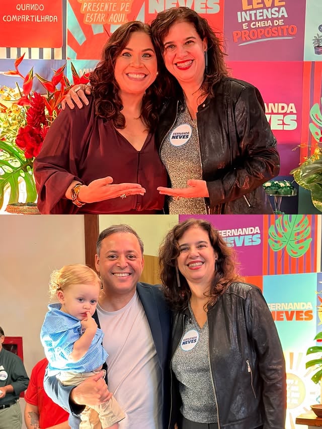 Parabéns, @fernandasixelneves! 🎉 Muito sucesso nessa caminhada! Sempre bom encontrar o prefeito @rodrigoneves_rj que faz uma excelente gestão na minha segunda cidade Niterói. by @tatianaroque.oficial