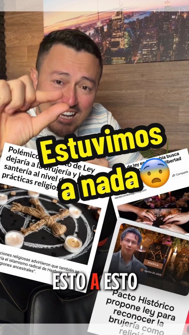 08/Jun 🙏 ¿Sabía usted que miembros del Pacto Histórico promovieron un proyecto para eliminar de la Ley 133 exclusiones que hoy incluyen el espiritismo y el satanismo, y otro para establecer mecanismos de inspección, vigilancia y control sobre las entidades religiosas? Si eso choca con sus convicciones como cristiano, entonces vale la pena preguntarse: ¿por qué seguimos apoyando políticos que impulsan iniciativas contrarias a nuestra fe? #parati #ig #fb #reel #reels