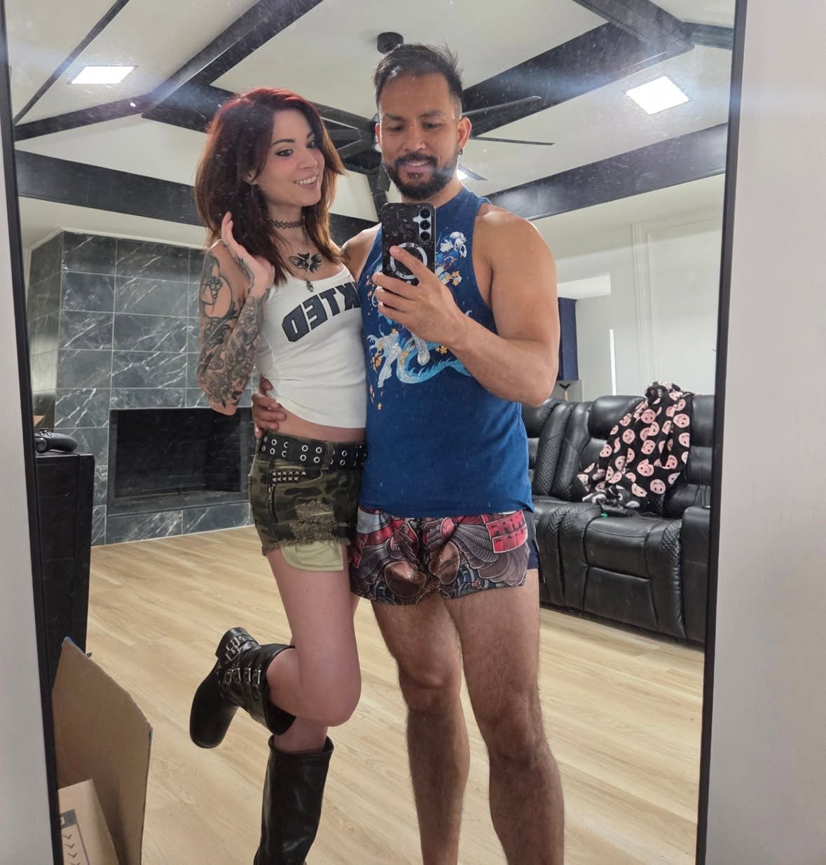 Happy Birthday to my wonderful husband who changed my life forever 🥰 I am so happy to know you more every day, and to keep you on your toes and annoy you as much as I can get away with 🤣 Also my outfit is cute so yes I'm spamming pics 💁🏻‍♀️