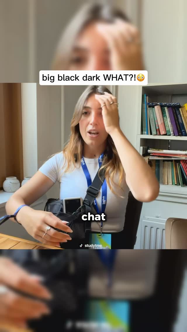 big black dark WHAT?!😭