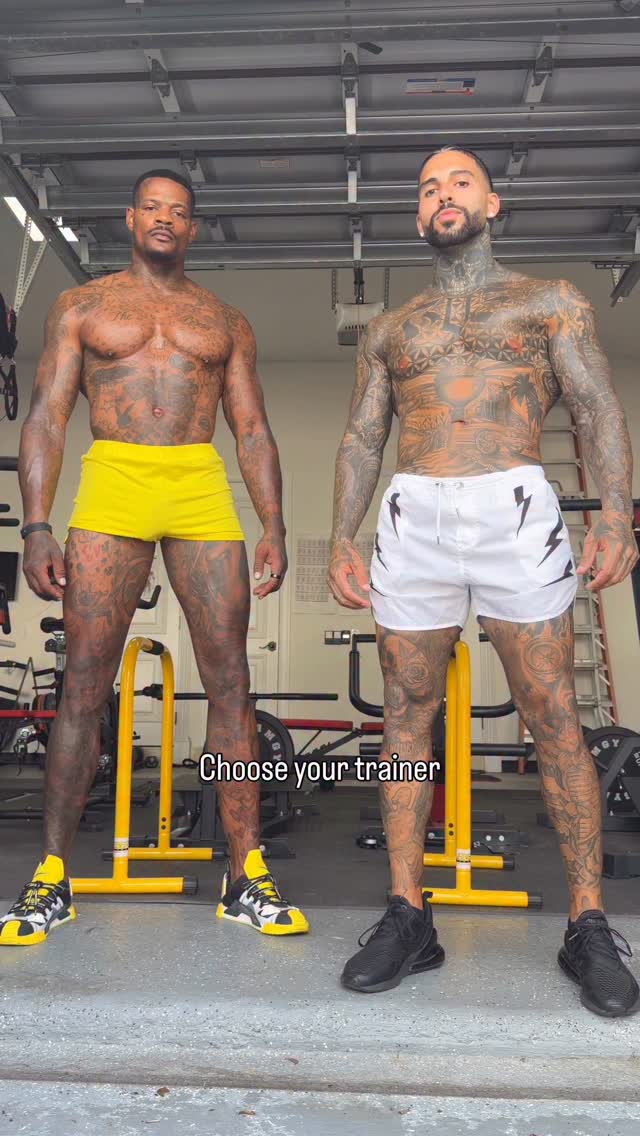 Choose your trainer 💪🏾👇🏾