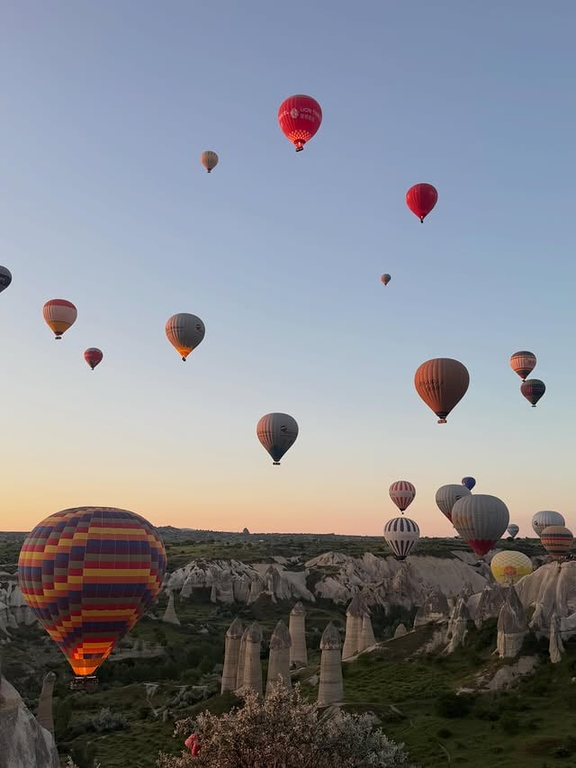 Lost in the magic of Cappadocia. ✨🏜️🧡 by @melekicmeli