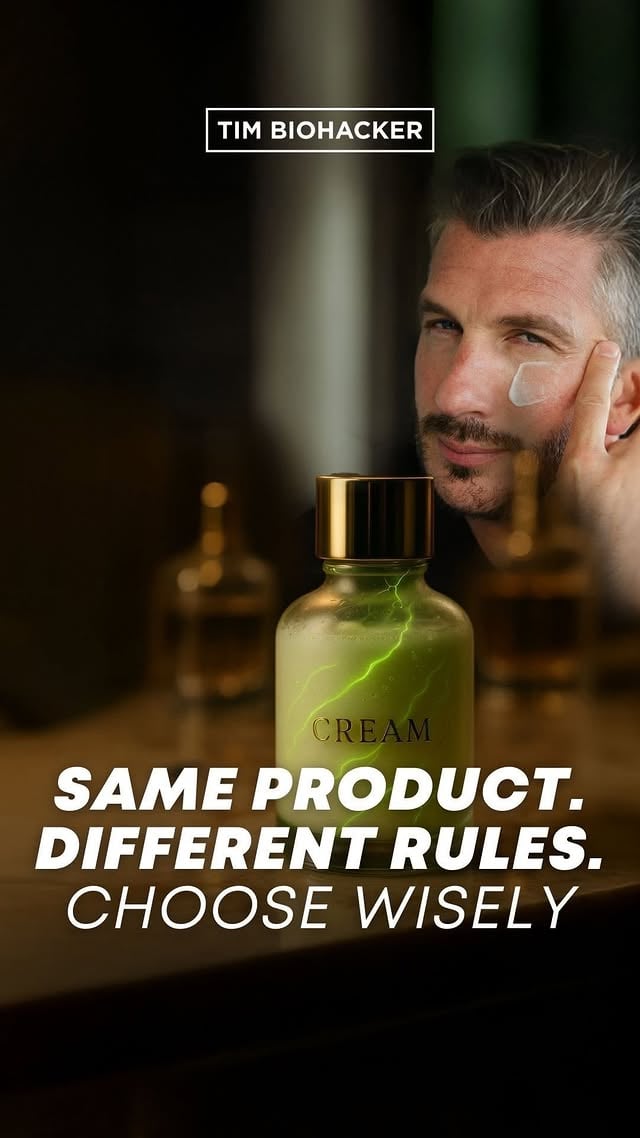 🇺🇸 The U.S. bans just 11 chemicals in personal care products.🇯🇵 Japan bans around 100.🇪🇺 The EU and Switzerland? Over 1,600.That means the same shampoo or face cream can be sold in one country and banned in another.After years of testing products, I learned a simple rule: avoid mainstream store brands and look for companies that put ingredient quality first.That’s one of the reasons I backed @mythosmen and @mythoswomen.Their formulas combine nature and science with ingredients that actually serve a purpose:→ Microfiltered Tallow to support skin health→ Copper Peptides to support collagen production→ Niacinamide to help calm inflammation and improve skin functionYour skin is your largest organ. What you put on it matters.Comment OPTIMISE and I’ll send you more of my best tips to help you optimise your health.Tim 💚 by @timbiohacker