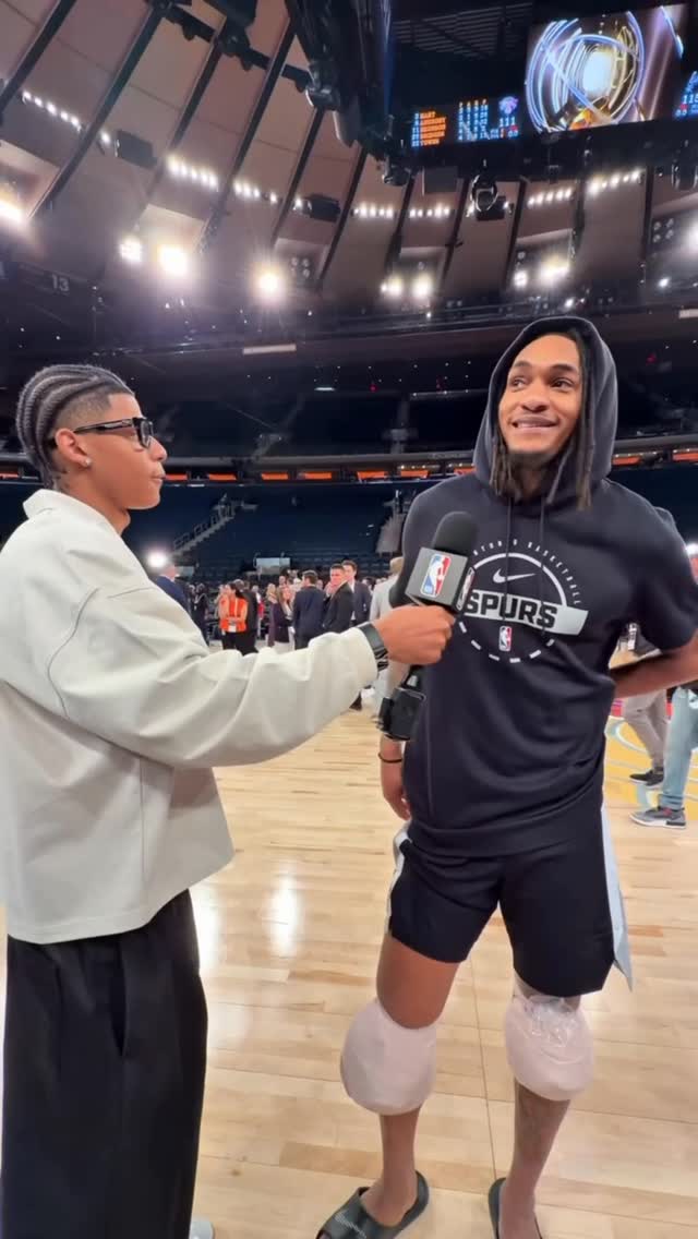 “It’s now or never, and we chose now for sure.” NBA Player Correspondent @_jeremiahfears checks in with @devin_vassell after the @spurs’ Game 3 win in New York!

SAS (1-2) NYK Game 4: Wednesday, 6/10 at 8:30pm/et on ABC