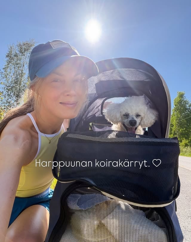 Harppuuna ja sen kärryt. <3