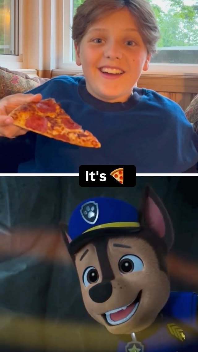 PIZZA NIGHT! 🍕

Clip from @pawpatrol  Season 13 eps: Pups Save the Orienteers 🗺️ 

#voiceactor #chase #pawpatrol #pizzanight