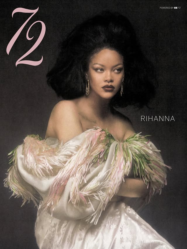 72, summer 2026 issue, @ee72 

Styling and Creative Direction: Edward Enninful @edward_enninful
Photographer: Szilveszter Makó @szilvesztermako 
Hair: Yusef Williams @yusefhairnyc using @fentyhair
Makeup: Ammy Drammeh @ammydrammeh using @fentybeauty and @fentyskin
Nails: Jenny Longworth @jennynails
Chief Creative Officer @ee72: Edward Enninful @edward_enninful
Editorial Director: Sarah Harris @sarahharris
Chief Visual Officer: Alec Maxwell @kloss_films
Entertainment Director At Large: Jill Demling @jilldemling
Art Director: Stefan Abrahams @stefan_abrahams
Creative Producer: Fernanda Dugdale @fernandadugdale
Style Director: Dena Giannini @denagia
Fashion Editor: Rebecca Purshouse @rebeccapurshouse
Set Design: Felix Gesnouin @felixgesnouin
Tailor: Brianna Toomer @briannatoomer
Production: Counsel @wearecounsel
Special Thanks: @jennnrosales @carolyngirondo @theledecompany