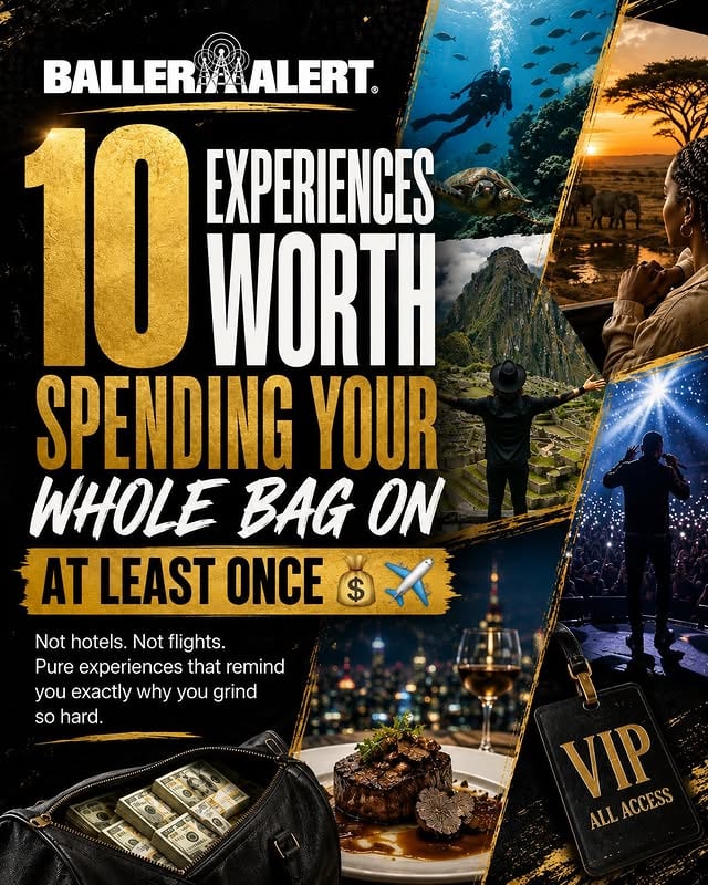 Some experiences are so unforgettable, they’re worth emptying the savings account for. 💸✈️🌍From private safaris in Africa and yacht charters in the Caribbean to Carnival celebrations in Trinidad and Rio, these are the bucket-list adventures that deliver memories money can’t buy.Would you splurge on any of these experiences at least once in your lifetime? 👀Drop the number you’re booking first. 👇🏾