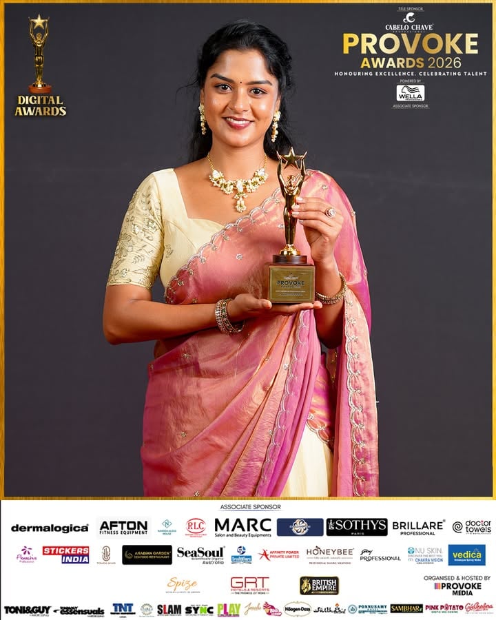 🏆 A beloved star who has won millions of hearts through her powerful performances and enduring presence on television! We are proud to honor Lakshmipriya with the Most Celebrated Television Actress award! 🏆✨
@lakshmipriyaoffl 

PC - @chandru_mahendran_offl

🎬 Full Video Coming Soon on Provoke Lifestyle YouTube Channel
⚡ Stay Provoked

#ProvokeAwards2026 #Lakshmipriya #MostCelebratedTelevisionActress #TelevisionQueen #TamilTelevision #AudienceFavorite #ScreenIcon #ProvokeTV #StayProvoked #ProvokeLifestyleAwards2026 #WomenInEntertainment 🏆✨📺💫